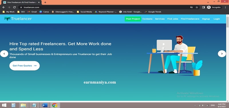 Truelancer.com – बेस्ट ऑनलाइन पैसा कमाने की वेबसाइट 2022 (Paise Kamane Wali Website)