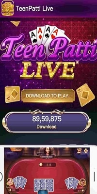 Teen Patti Live - Game Khelo Paisa Jeeto Online