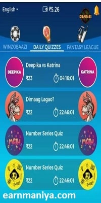 Winzo Gold App se paise kamane ka tarika