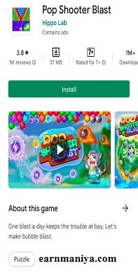 POP Shooter – Bubble Shooter Game Paise Kamane Wala