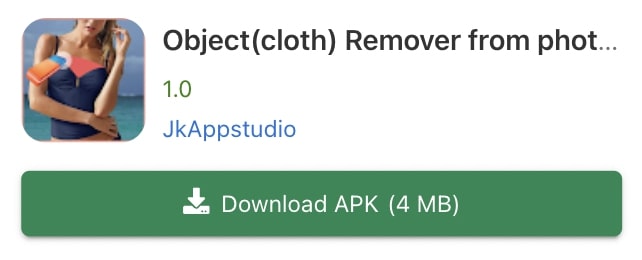 Object (Cloth) Remover From Photo – कपड़े गायब करने वाला कैमरा App