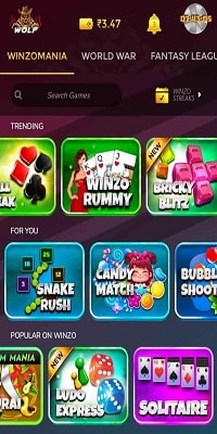 Winzo – सांप सीढ़ी गेम पैसे कमाने वाला ऑनलाइन