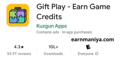 Gift Play – फ्री फायर डायमंड कमाने वाला ऐप