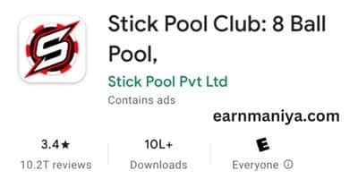 Stick Pool Club - Paisa Kamane Wala App Paytm Cash