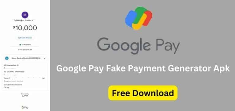 Google Pay Spoof Apk 2023 - Google Pay Fake Payment Generator Apk