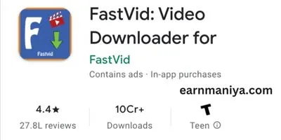 Fast Vid - Video Download Karne Ke Liye Apps