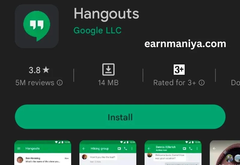  Hangouts - वीडियो कॉल ऐप डाउनलोड